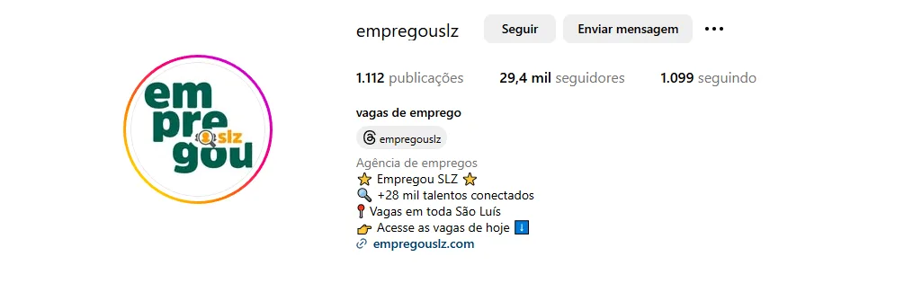 Perfil do Instagram